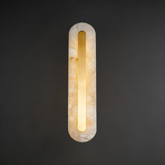 Oblong & Rectangular Alabaster Wall Sconces