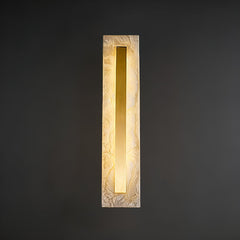 Oblong & Rectangular Alabaster Wall Sconces