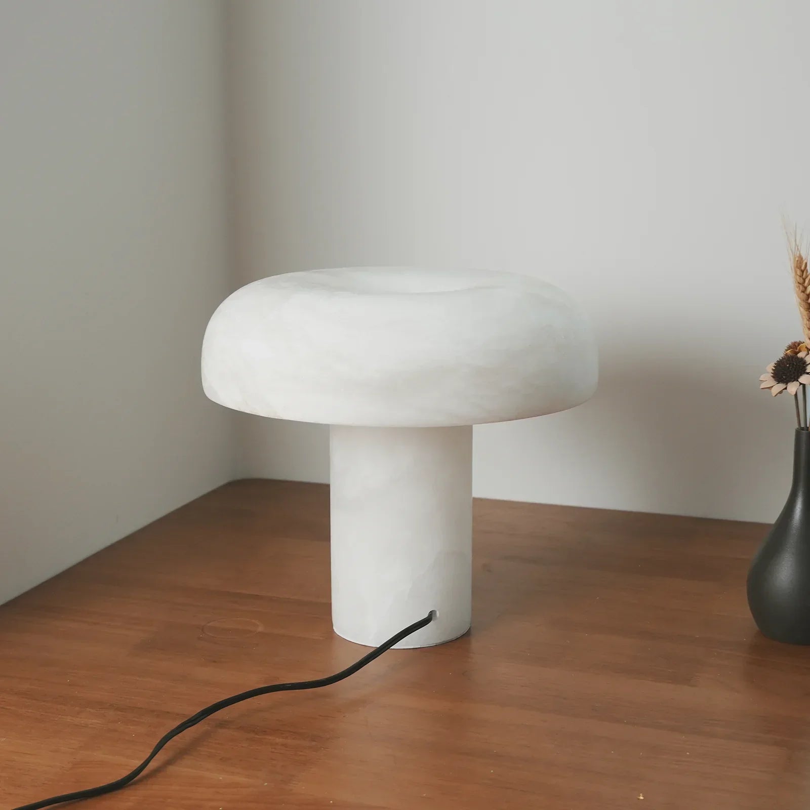 Mushroom Type Alabaster Table Lamp