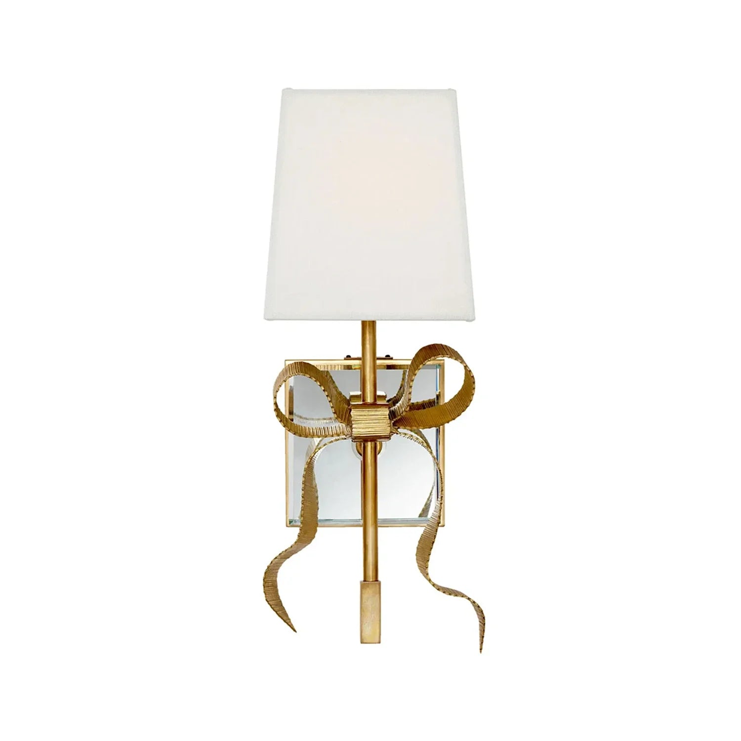 Ribbed Ribbon Bow Wall Lamp