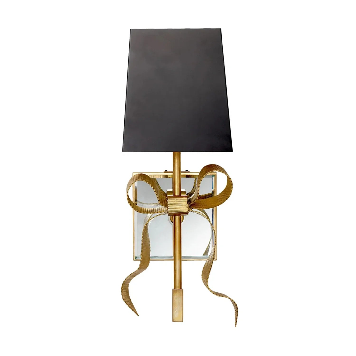 Ribbed Ribbon Bow Wall Lamp