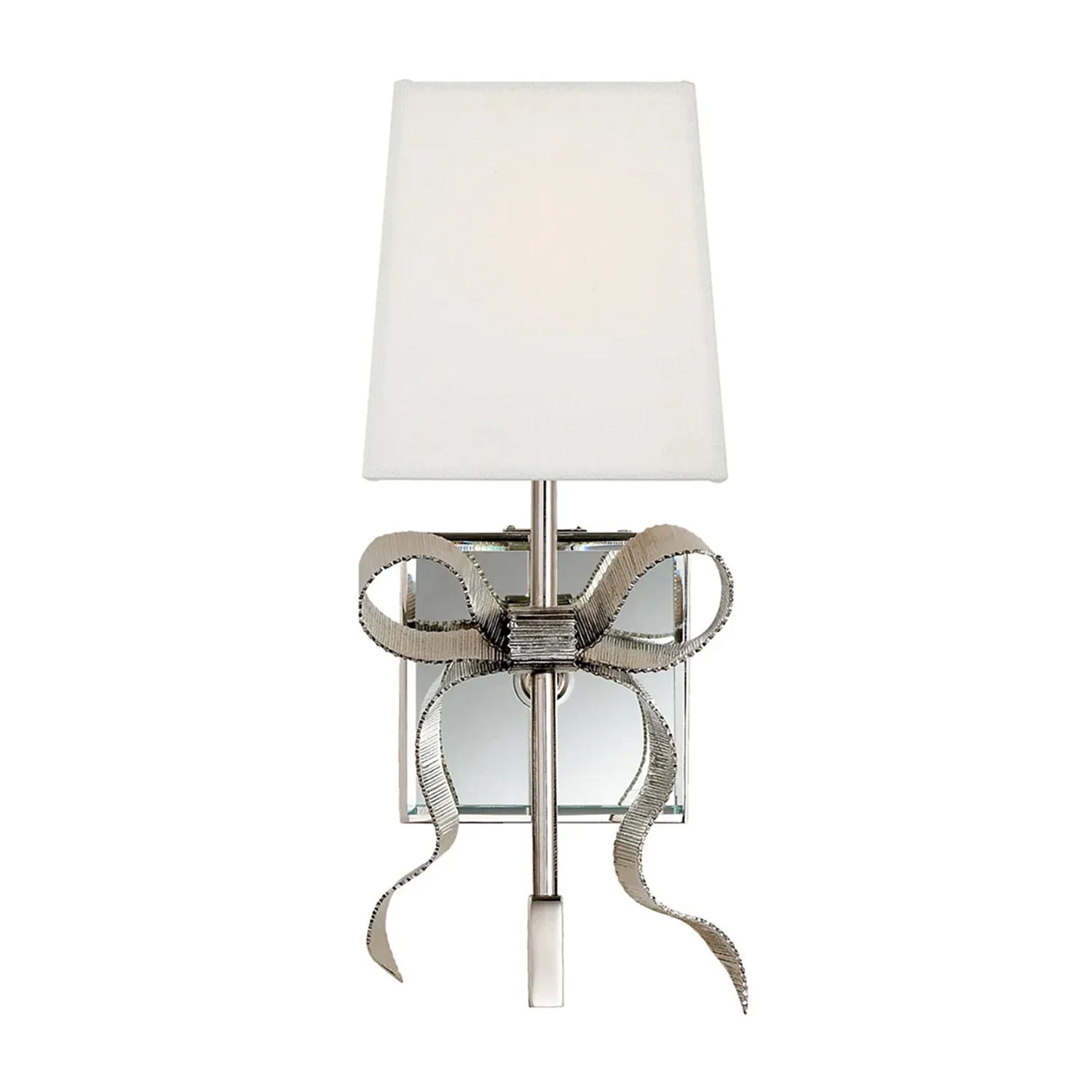 Ribbed Ribbon Bow Wall Lamp