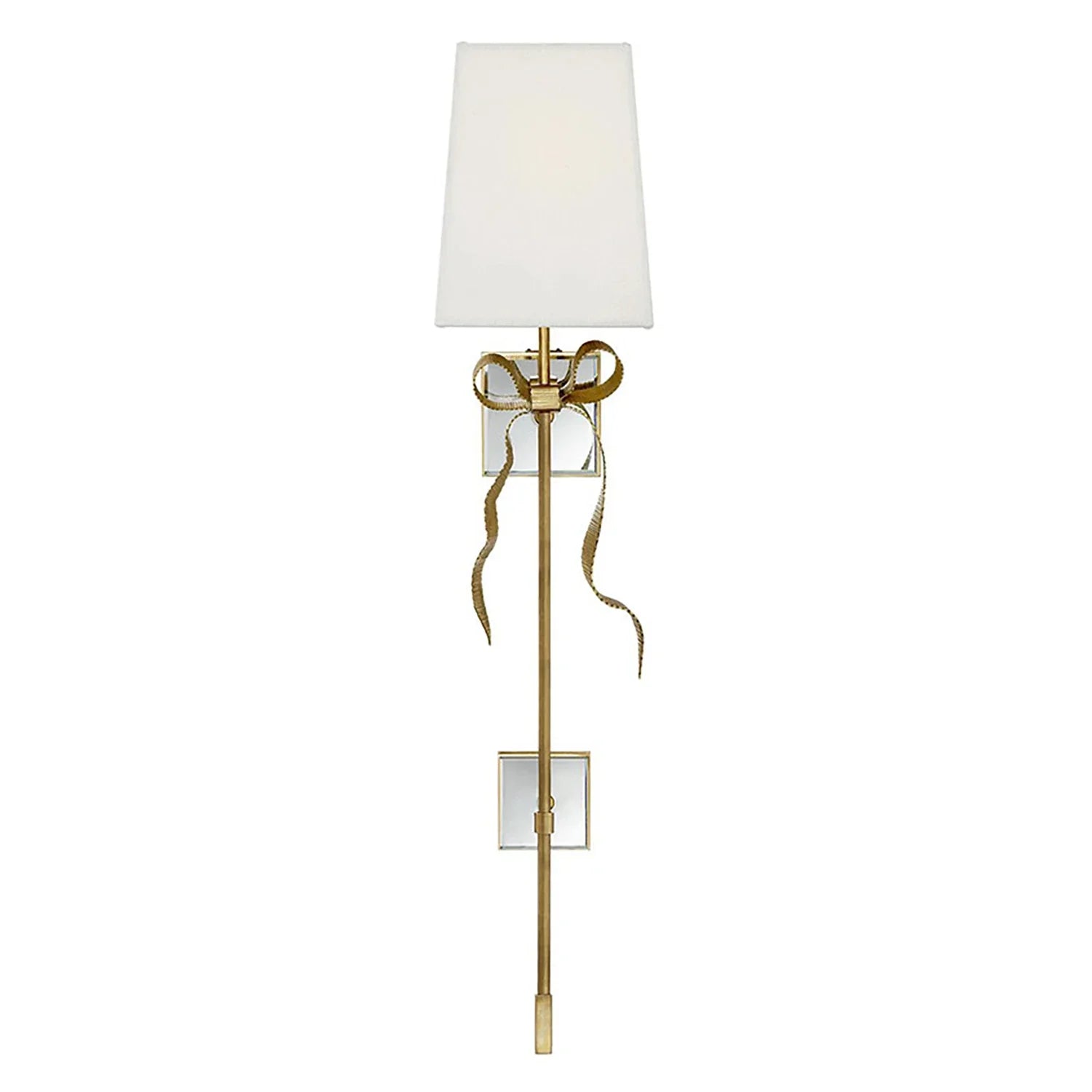 Ribbed Ribbon Bow Wall Lamp