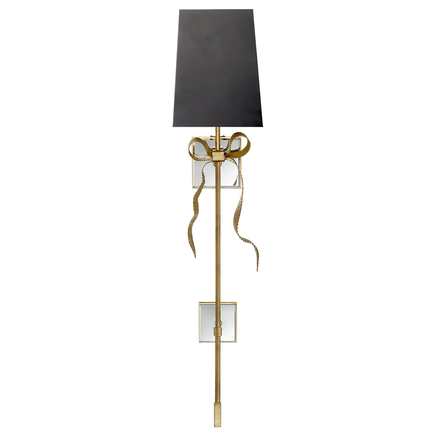 Ribbed Ribbon Bow Wall Lamp