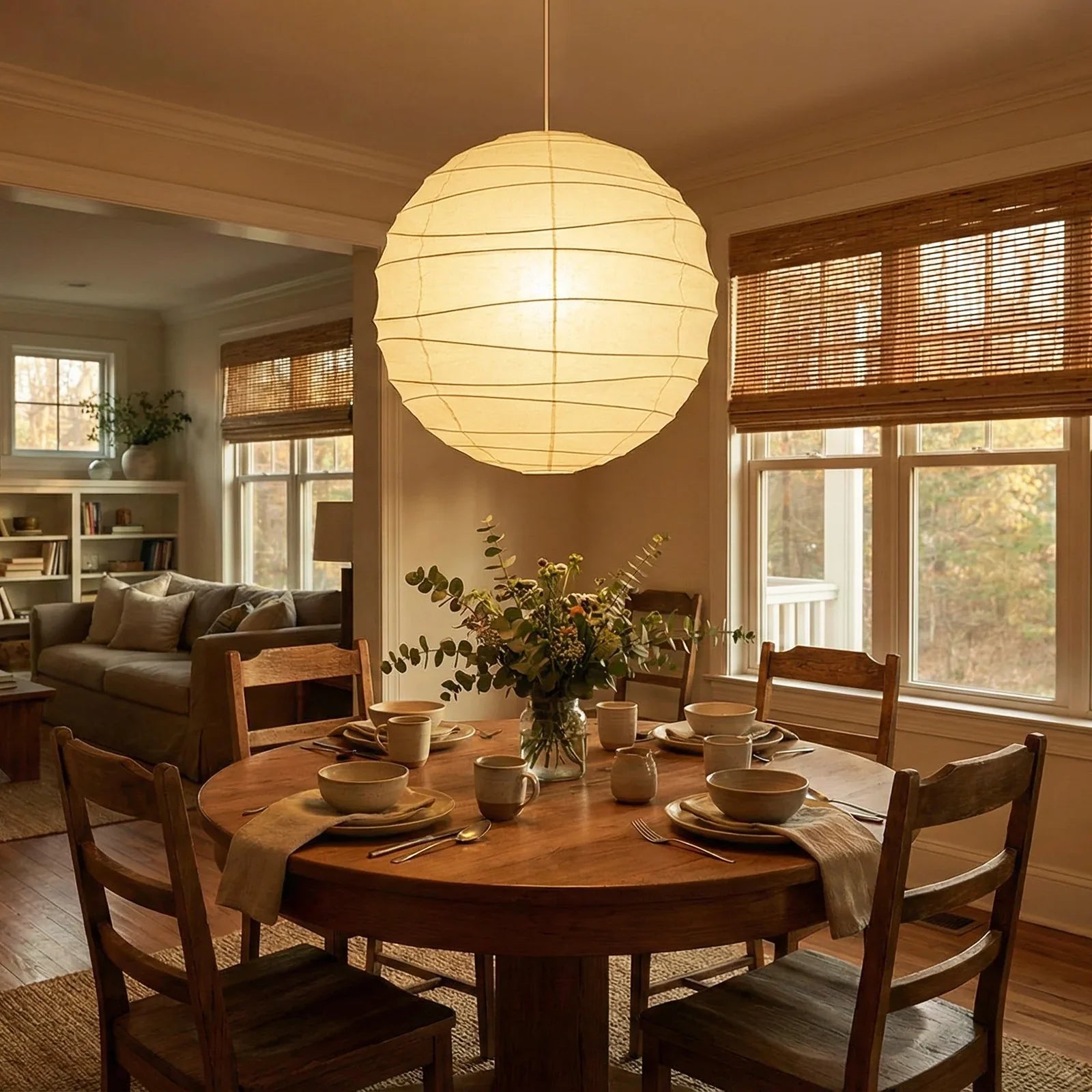 Akari Spherical D Series Pendant Light