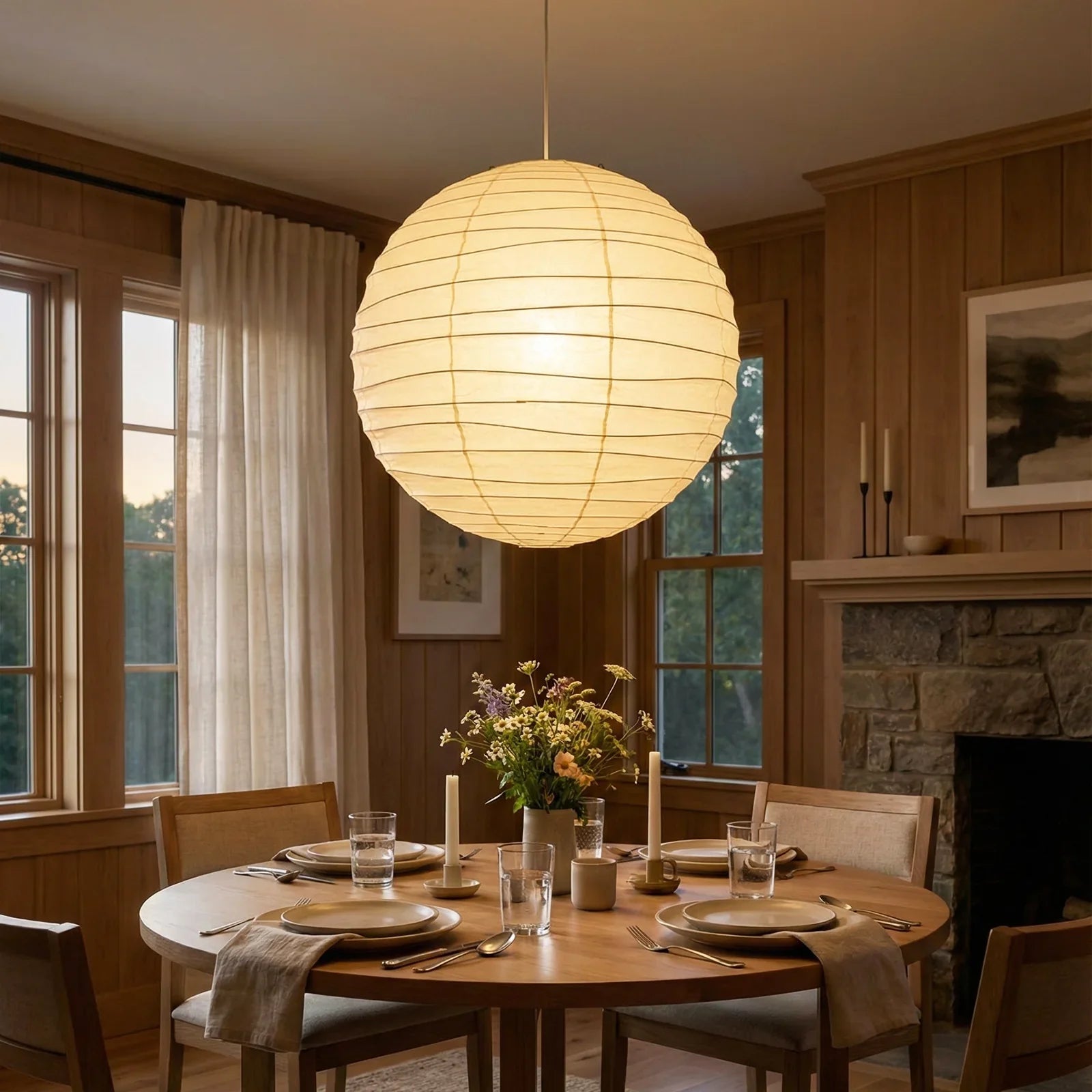 Akari Spherical D Series Pendant Light