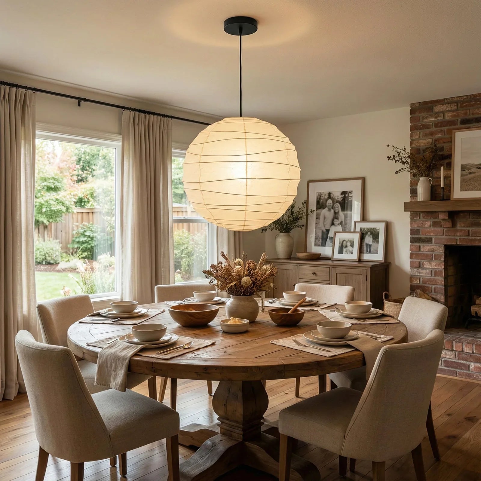 Akari Spherical D Series Pendant Light