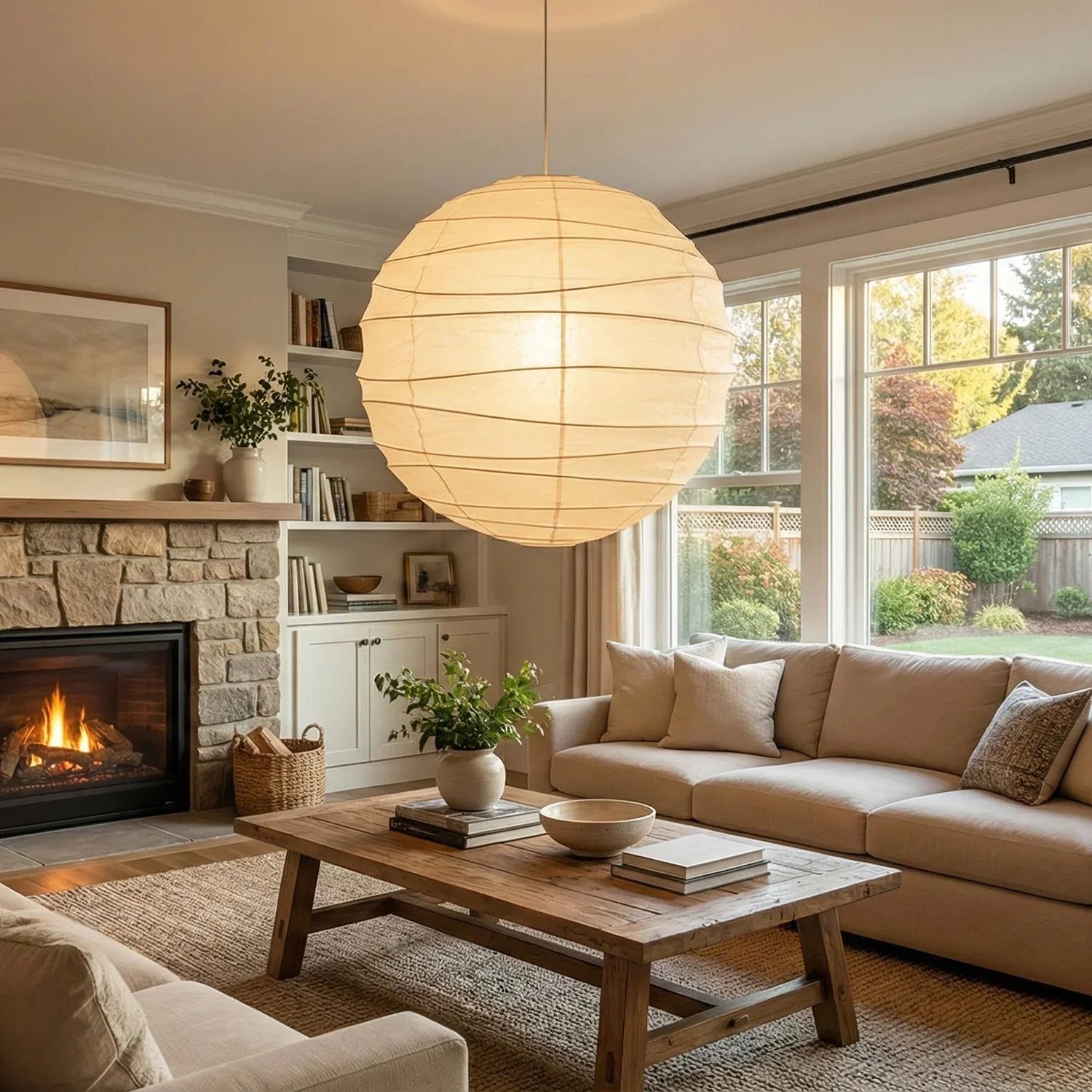 Akari Spherical D Series Pendant Light