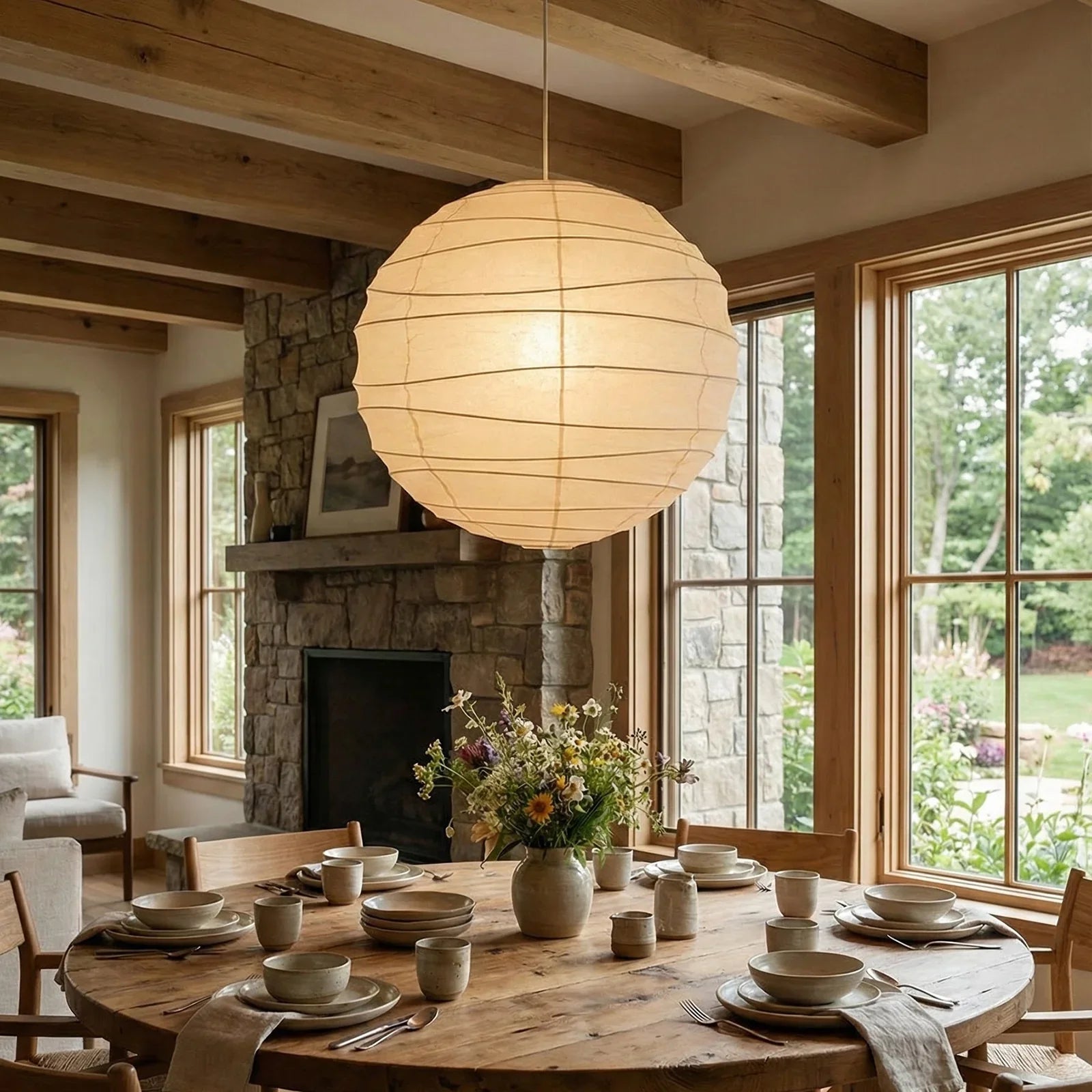 Akari Spherical D Series Pendant Light