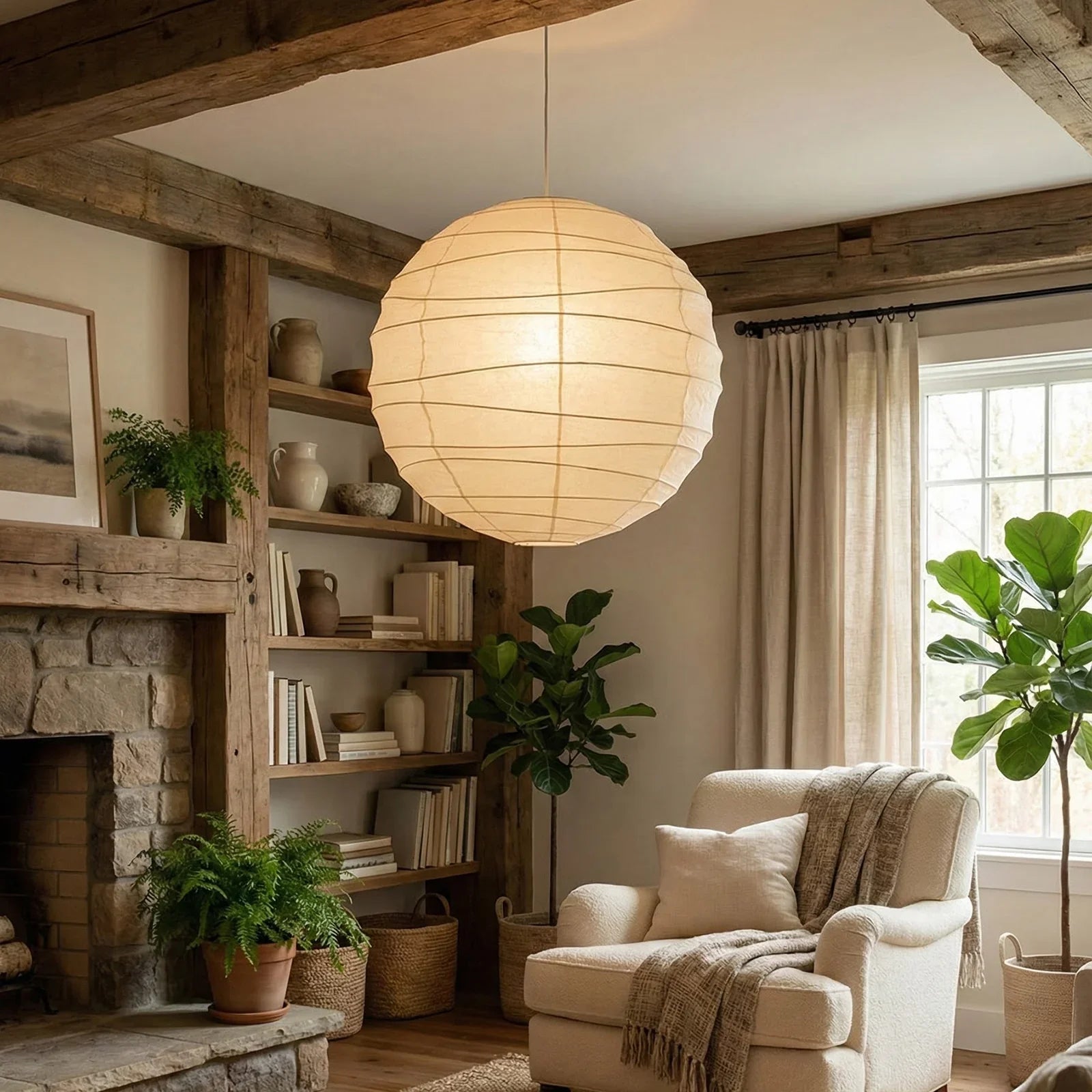 Akari Spherical D Series Pendant Light