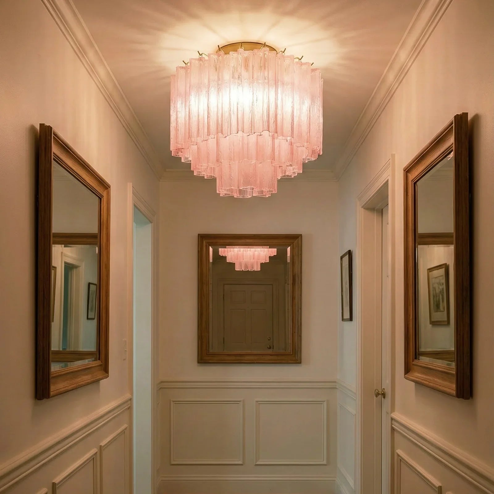 Star Shaped Glass Tube Ceiling Light